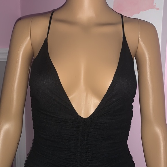 NWOT Monaco low cut sexy mini dress - Picture 3 of 5